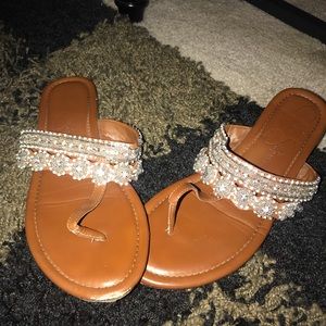 Jessica Simpson Jeweled Sandals